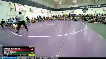 138 lbs Round 3 (3 Team) - Gus Amerson, Newberg 2 vs Jaxson Jefferson, Kennewick