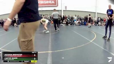 125 lbs Cons. Round 3 - Jackson Brewster, Scanlan Wrestling Academy vs Carter Baker, Bruin Brawlers