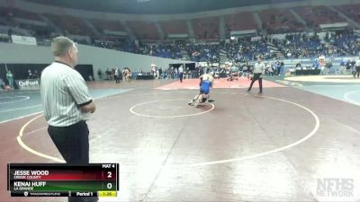 4A-220 lbs Semifinal - Jesse Wood, Crook County vs Kenai Huff, La Grande