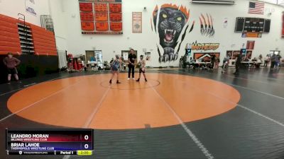 106 lbs Round 1 - Leandro Moran, Billings Wrestling Club vs Briar Lahoe, Thermopolis Wrestling Club