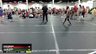 84 lbs Round 4 (8 Team) - Alyis Brown, PA Alliance vs Caleb Hodo, Terps Xpress