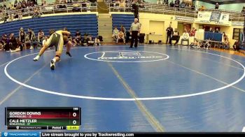 195 lbs Round 1 (4 Team) - Gordon Downs, Brownsburg vs Cale Metzler, Noblesville