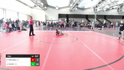 73 lbs Rr Rnd 5 - Vincent Petriello, Red Nose WC vs James Smith, Pride Wrestling