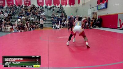 150 lbs Cons. Round 2 - Logan Millikan, Falcon vs Yusuf Muhammad, Rocky Mountain