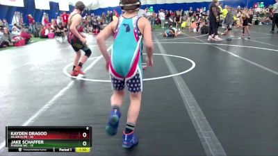 110 lbs Round 3 (8 Team) - Kayden Dragoo, Killer Elite vs Jake Schaffer, Phoenix WC