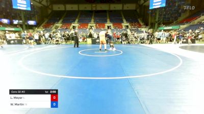 285 lbs Cons 32 #2 - Leo Meyer, Illinois vs Wilbert Martin, Texas