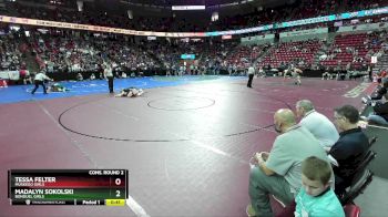 Girls 145 lbs Cons. Round 2 - Madalyn Sokolski, Bonduel Girls vs Tessa Felter, Muskego Girls