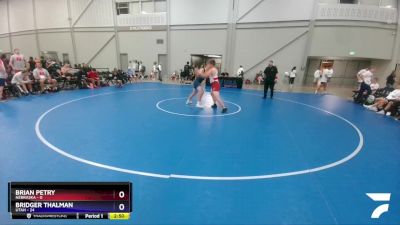 182 lbs 2nd Wrestleback (16 Team) - Brian Petry, Nebraska vs Bridger Thalman, Utah