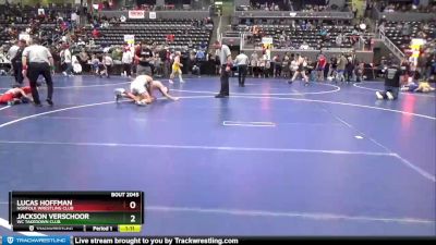 160 lbs Cons. Round 4 - Jackson Verschoor, WC Takedown Club vs Lucas Hoffman, Norfolk Wrestling Club