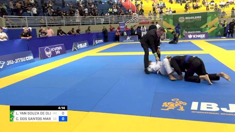 LUCAS YAN SOUZA DE OLIVEIRA vs CAUÃ DOS SANTOS MARCELINO 2024 Brasileiro Jiu-Jitsu IBJJF