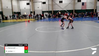 127 lbs Semifinal - Camryn McConnell, Russell Wrestling Club vs Mormon Jordan, Bennett Wrestling Club