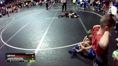 53 lbs Cons. Round 3 - Lawson Nekoliczak, Central Valley Youth Wrestling vs Jose Bajo, 2TG