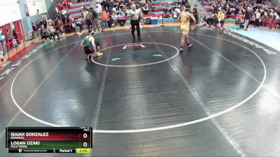 150 lbs Champ. Round 1 - Logan Ozaki, Palo Verde vs Isaiah Gonzalez, Bonanza