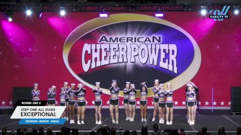 Step One All Stars - Exceptional [2024 L4 Senior - Small Day 2] 2024 Cheer Power Grand Nationals