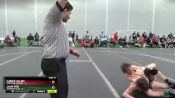 138 lbs Cross Bracket (8 Team) - Lance Allen, Montana Maroon vs Liam Fox, Wyoming Gold