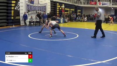 121 lbs R-32 - Albert Medlen, Waynesburg vs Thomas Link, Malvern Prep