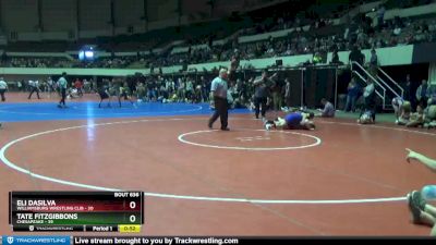 105 lbs Semifinal - Tate Fitzgibbons, Chesapeake vs Eli DaSilva, Williamsburg Wrestling Clib