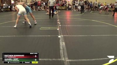 167 lbs Champ. Round 1 - Matthew Rodriguez, East Meadow Jets vs Dashiell Hort, Steel Valley Renegades