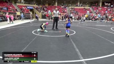 60 lbs Cons. Round 2 - Eleanor Kelemete, Chaparral Kids Wrestling Club vs Oakleigh Locke, Linn County Twisters