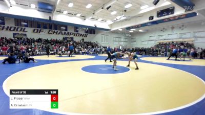 135 lbs Round Of 32 - Layronz Fraser, Granite Hills-El Cajon vs Anthony Ornelas, Clovis