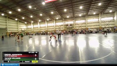 48 lbs Champ. Round 1 - Tayson Williams, Westlake vs Drexel Ashworth, Cedar Jr. Wrestling