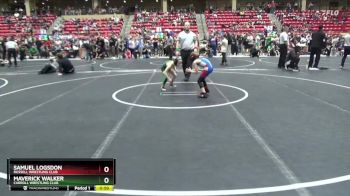 55 lbs Cons. Round 1 - Maverick Walker, Carroll Wrestling Club vs Samuel Logsdon, Russell Wrestling Club