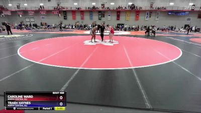 191 lbs Cons. Round 4 - Caroline Ward, North Central (IL) vs Traeh Haynes, North Central (IL)