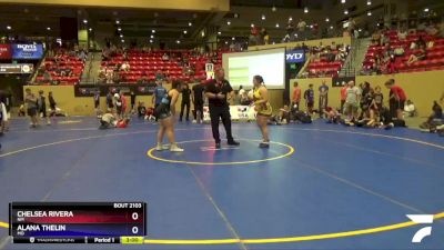 164 lbs Semifinal - Chelsea Rivera, NM vs Alana Thelin, MO