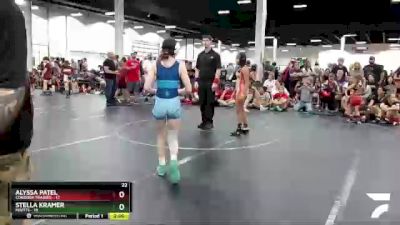 84 lbs Round 4 (6 Team) - Alyssa Patel, Cordoba Trained vs Stella Kramer, Misfits