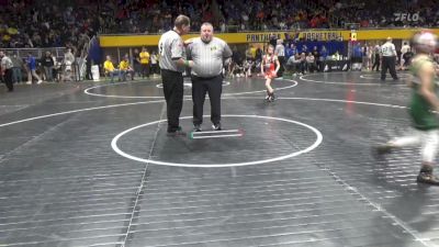 70 lbs Consi Of 32 #2 - Griffin Doroshenko, North Pocono vs Carter Guthrie, Frazier