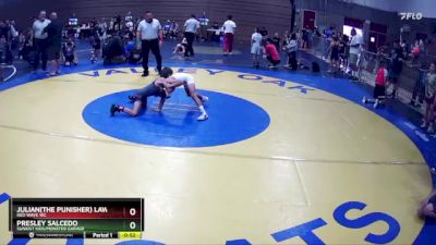 64 lbs Semifinal - Julian(The Punisher) Lawrence, RED WAVE WC vs Presley Salcedo, Sunkist Kids/Monster Garage