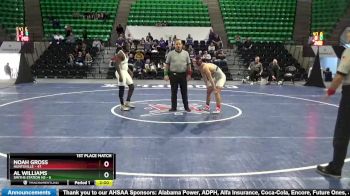 154 lbs Finals (2 Team) - Noah Gross, Huntsville vs Al Williams, Smiths Station Hs