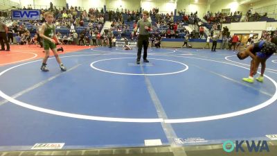 64 lbs Final - Uzziah Clark, HURRICANE WRESTLING ACADEMY vs Abel Glover, Brushy Wrestling Club