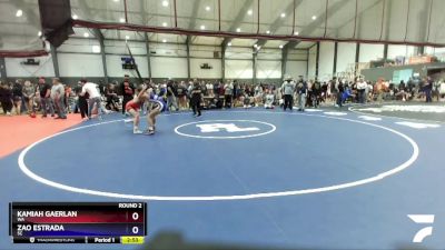 120 lbs Round 2 - Kamiah Gaerlan, WA vs Zao Estrada, SC