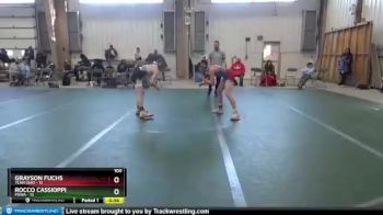 100 lbs Round 3 (4 Team) - Rocco Cassioppi, POWA vs Grayson Fuchs, Team Ohio
