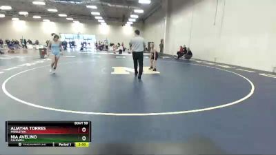 100 lbs Quarterfinal - Nia Avelino, Caldwell vs Aliayha Torres, Middleton