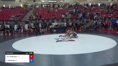 65 kg Rnd Of 64 - Mason Petersen, The Underground Wrestling Club vs Joseph Ramirez, Bay Area Dragons Wrestling Center