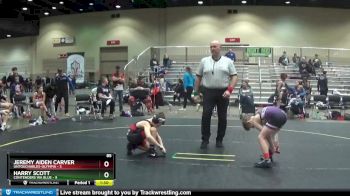 85 lbs Round 5 (6 Team) - Harry Scott, Contenders WA Blue vs Jeremy Aiden Carver, Untouchables-Olympia