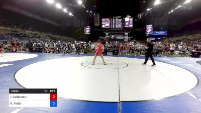 126 lbs Rnd Of 128 - Isaiah Callahan, Ohio vs Ayden Fedij, Illinois