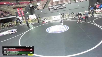 85+ Round 3 - Jayce Powers, Coachella Valley Wrestling Club vs Benjamin Secaida, Legacy Wrestling Center