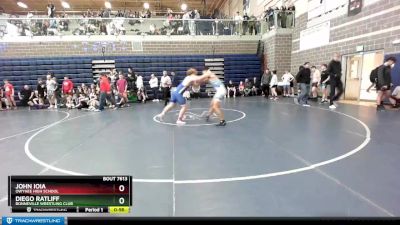 195 lbs Cons. Round 1 - John Ioia, Owyhee High School vs Diego Ratliff, Bonneville Wrestling Club