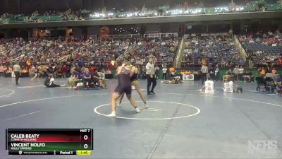 4A 220 lbs Quarterfinal - Caleb Beaty, Corinth-Holders vs Vincent Nolfo, Holly Springs