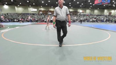 90 lbs Quarterfinal - Julian Almanza, Merced Bears WC vs Bentley Maddox, Broken Arrow Wrestling Club