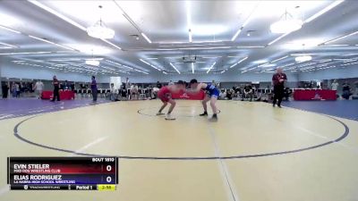 120 lbs Champ. Round 1 - Evin Stieler, Mad Dog Wrestling Club vs Elias Rodriguez, La Habra High School Wrestling