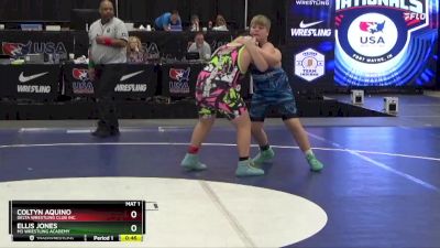 160 lbs Round 1 - Ellis Jones, M3 Wrestling Academy vs Coltyn Aquino, Delta Wrestling Club Inc.