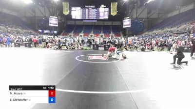 138 lbs Cons 64 #2 - Matthew Moore, Oklahoma vs Ethan Christoffer, Iowa