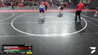 240 lbs Quarterfinal - Landan Eisentraut, Waupaca Wrestling vs Preston Krueger, New London