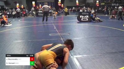 95 lbs Consy 2 - Jake Buynovsky, Exeter vs Slade Horwat, Derry