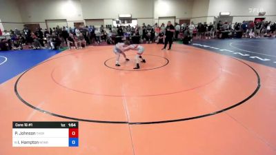 55 kg Cons 16 #1 - Presley Johnson, Thoroughbred Wrestling Academy (TWA) vs Isaac Hampton, Newberg High School Wrestling