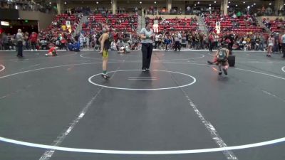 80 lbs Round 2 - Barrett Brown, Trailhands vs Josiah Adame, Hugoton Wrestling Club